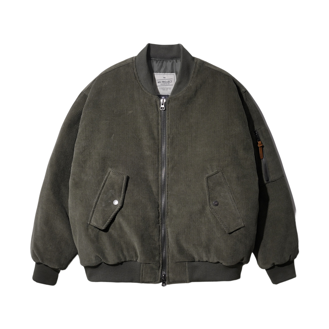 YSOT7446_khaki_k WV PROJECT Tart Corduroy Flight Jacket Khaki YSOT7446