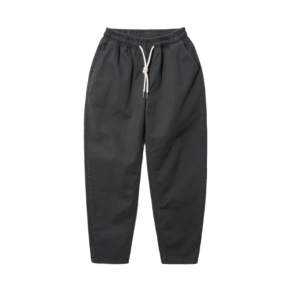CJLP7432_Gray_p_1 WV PROJECT Plain cotton banding pants Gray CJLP7432