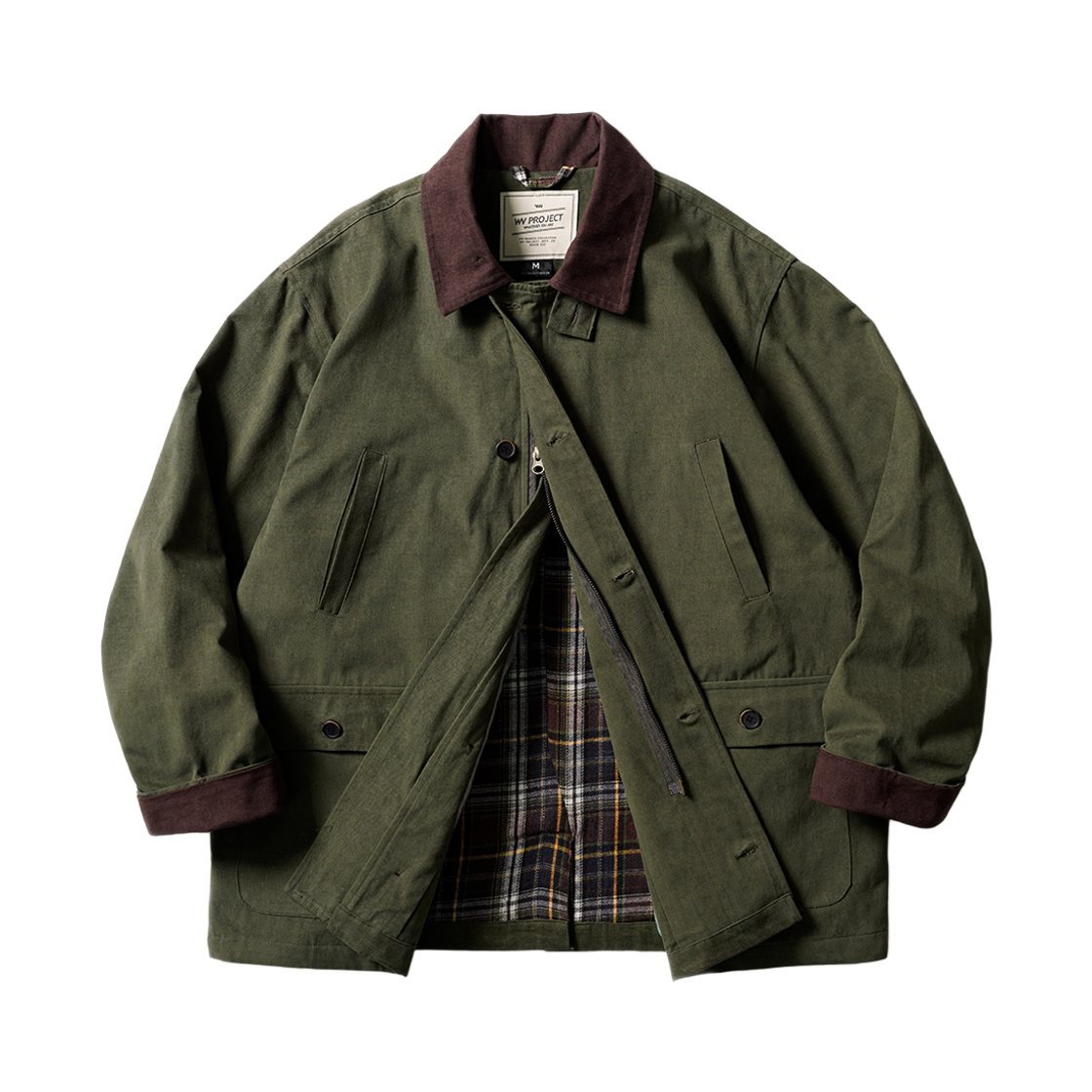 MJOT7770_khaki_29 WV PROJECT Doup hunting jacket khaki MJOT7770