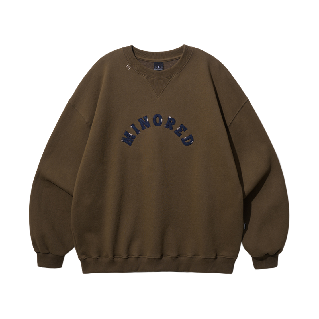 MJMT7612_Brown_291 WV PROJECT Minored Sweatshirt Brown MJMT7612