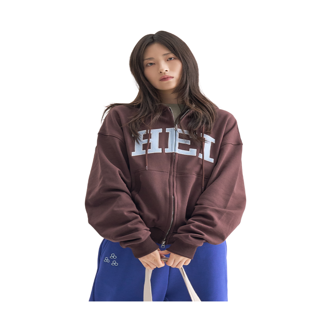 하이산 스웻 후드 집업 멜란지(Heisan Sweat Hoodie Zip-Up - Melange) - 2