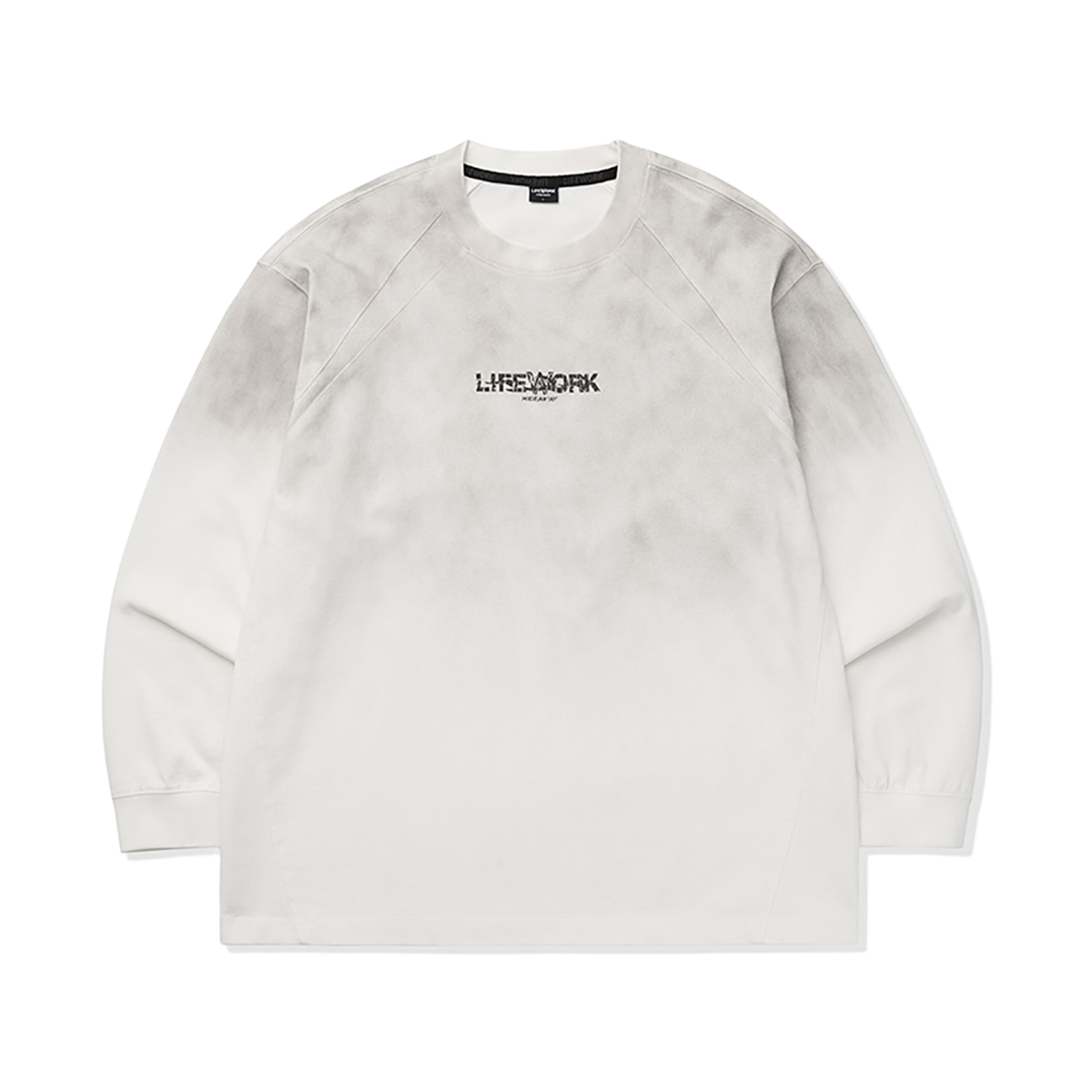 라이프워크 스프레이 크랙 로고 긴팔 티셔츠_LW261TL314(Lifework Spray Crack Logo Long-Sleeve T-Shirt_LW261TL314) - 3