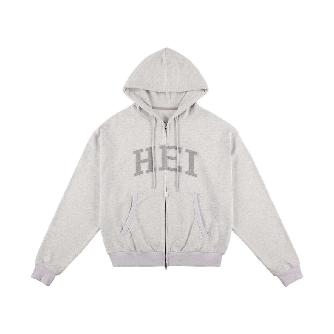 하이산 스웻 후드 집업 멜란지(Heisan Sweat Hoodie Zip-Up - Melange)