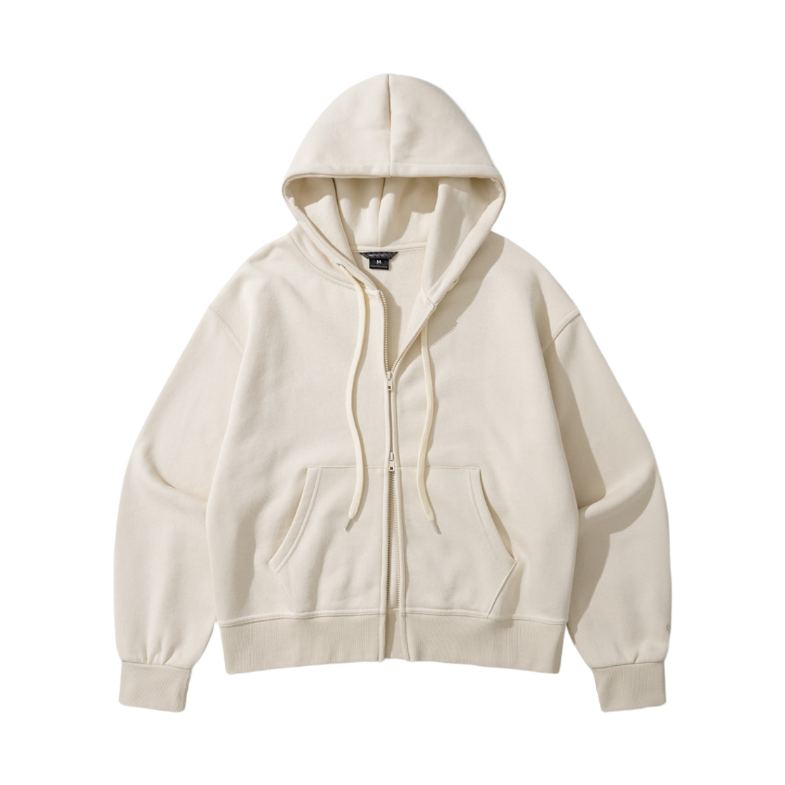 KJHD7824_creamgray_29 WV PROJECT Edge Crop Hoodie Zip Up Creamgray KJHD7824
