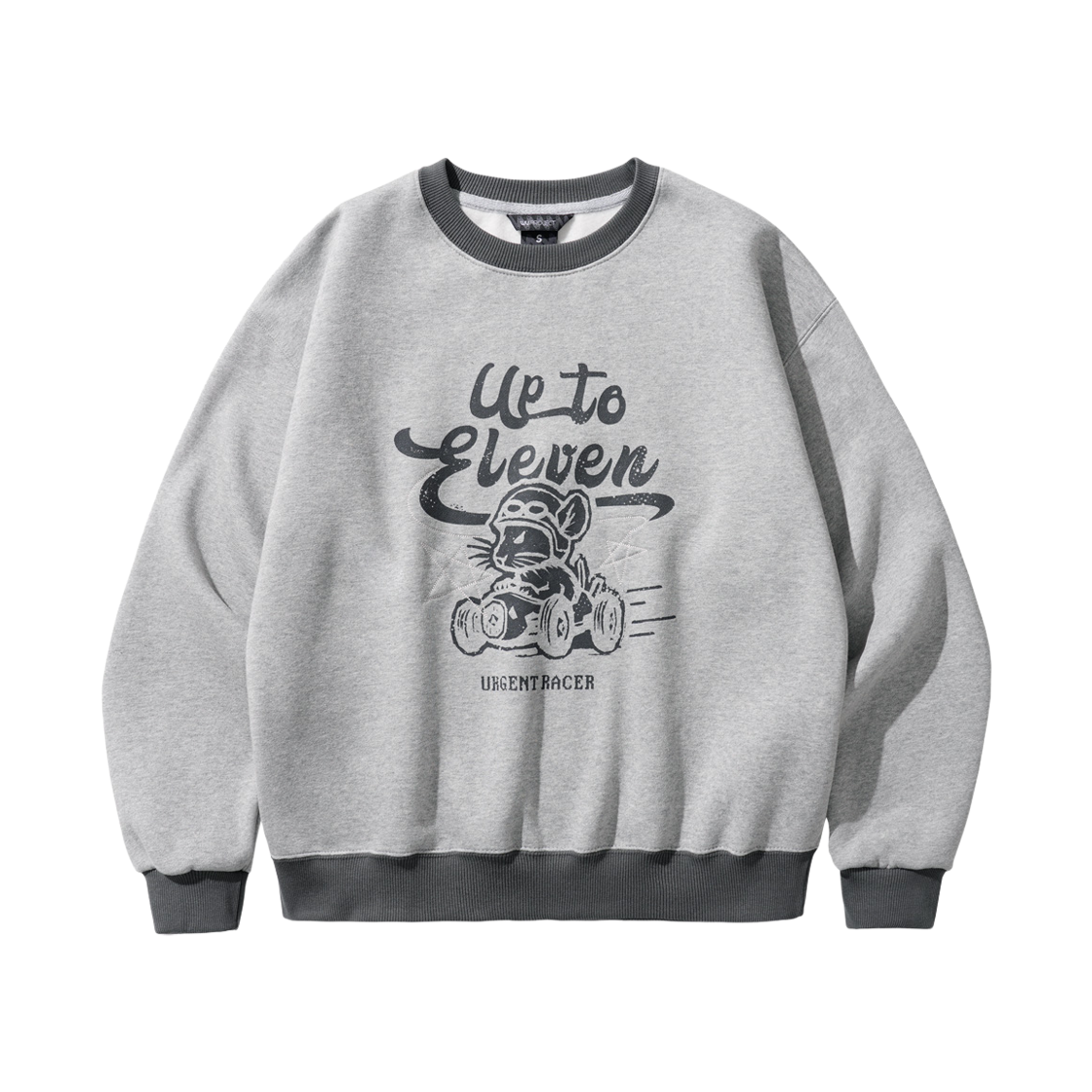 HSMT7841_gray_29 WV PROJECT Upeleven Sweatshirts Gray HSMT7841