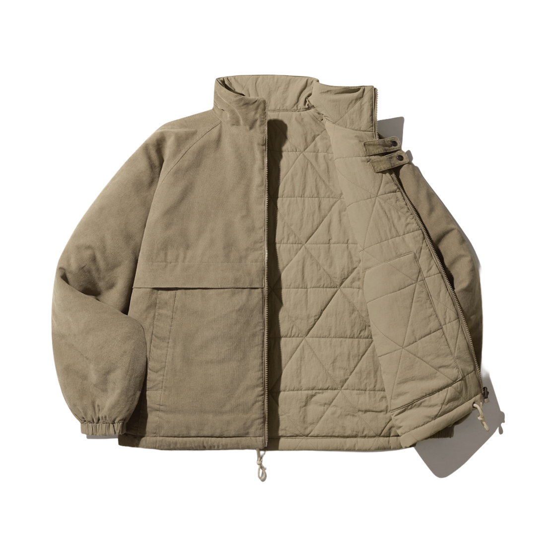 JIOT7752_warmgray_29 WV PROJECT Pli reversible corduroy jacket warmgray JIOT7752