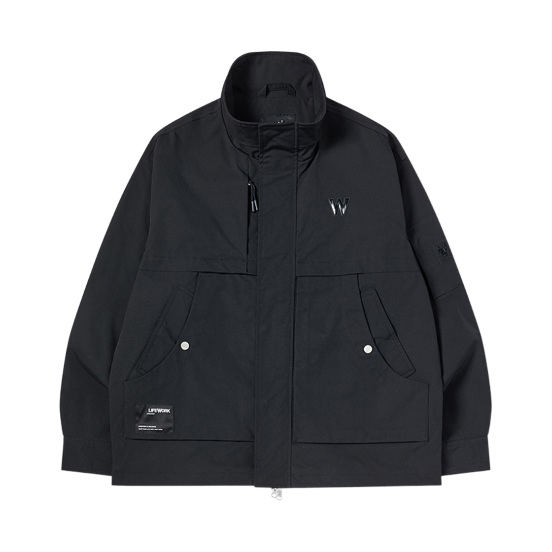 라이프워크 스탠드넥 플라켓 투웨이 점퍼_LW261JP341(Lifework Stand Neck Placket Two-Way Jumper_LW261JP341)