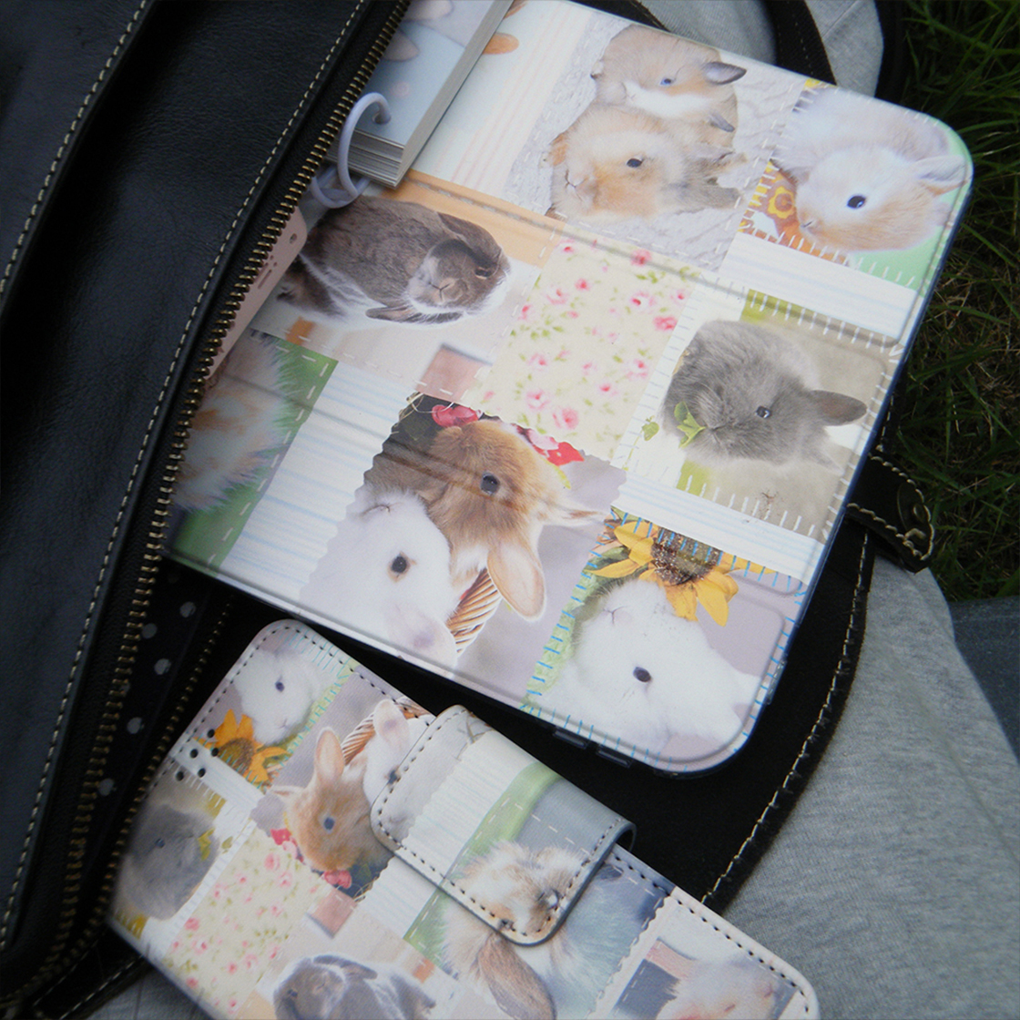 나나카세이 패치워크 아이패드 케이스(NANAKASEI patchwork iPad case) - 4