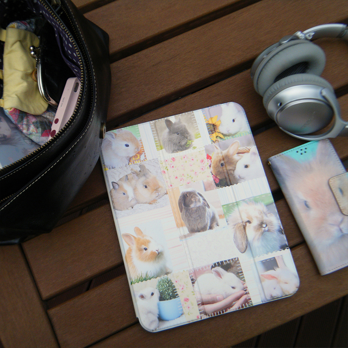 나나카세이 패치워크 아이패드 케이스(NANAKASEI patchwork iPad case) - 3