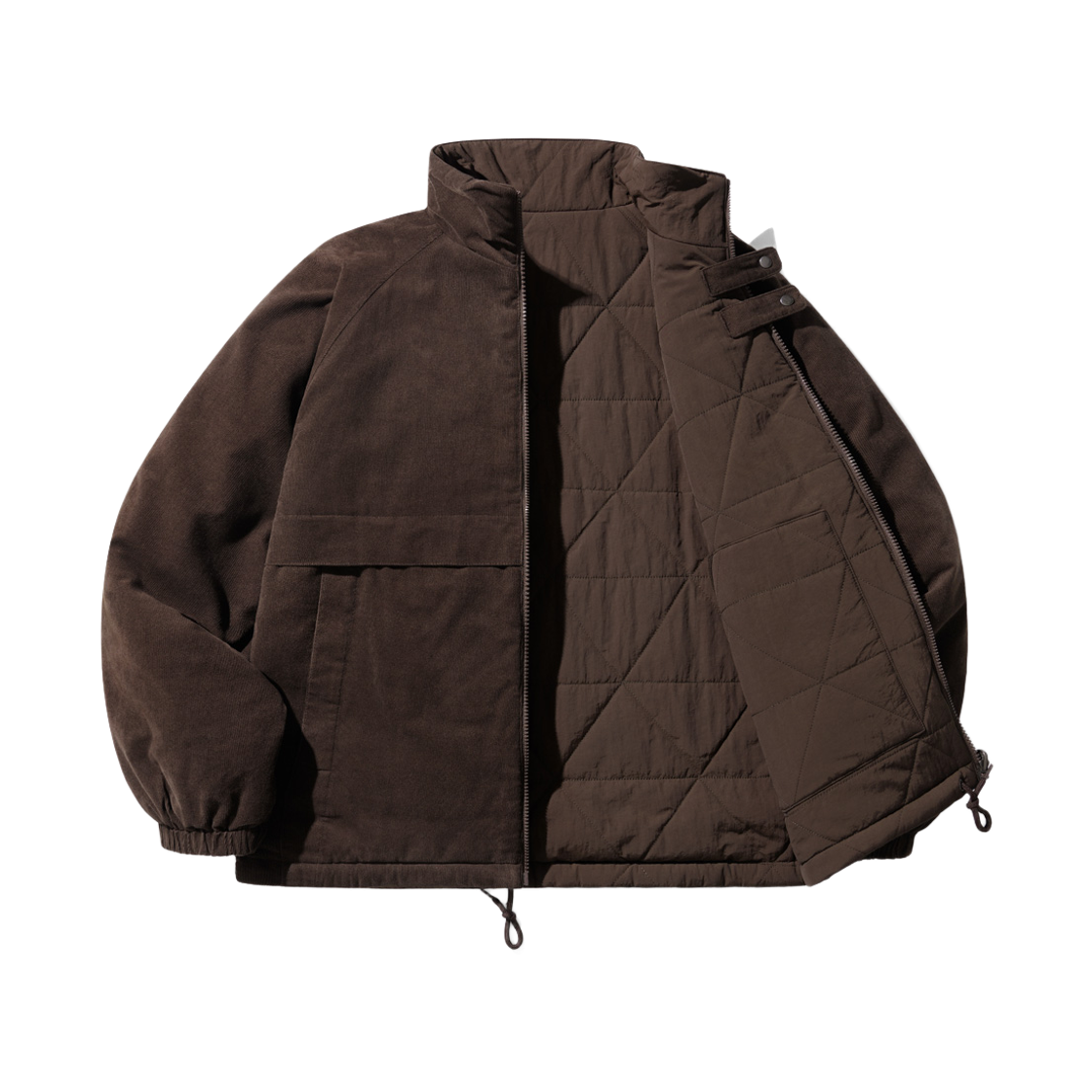 JIOT7752_brown_29 WV PROJECT Pli reversible corduroy jacket brown JIOT7752