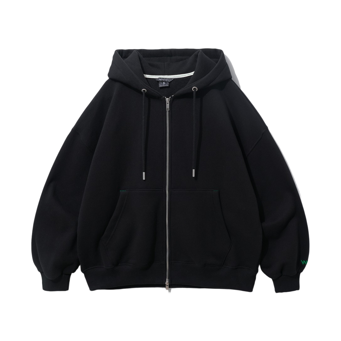 MJHD7627_Black_291 WV PROJECT Cani Hood Zip-up Black MJHD7627