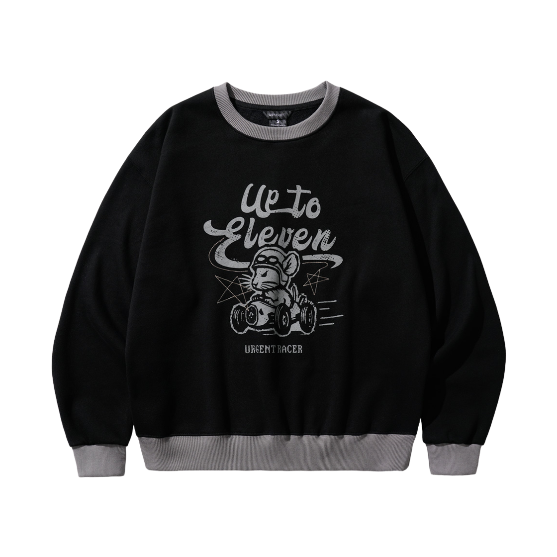 HSMT7841_black_29 WV PROJECT Upeleven Sweatshirts Black HSMT7841