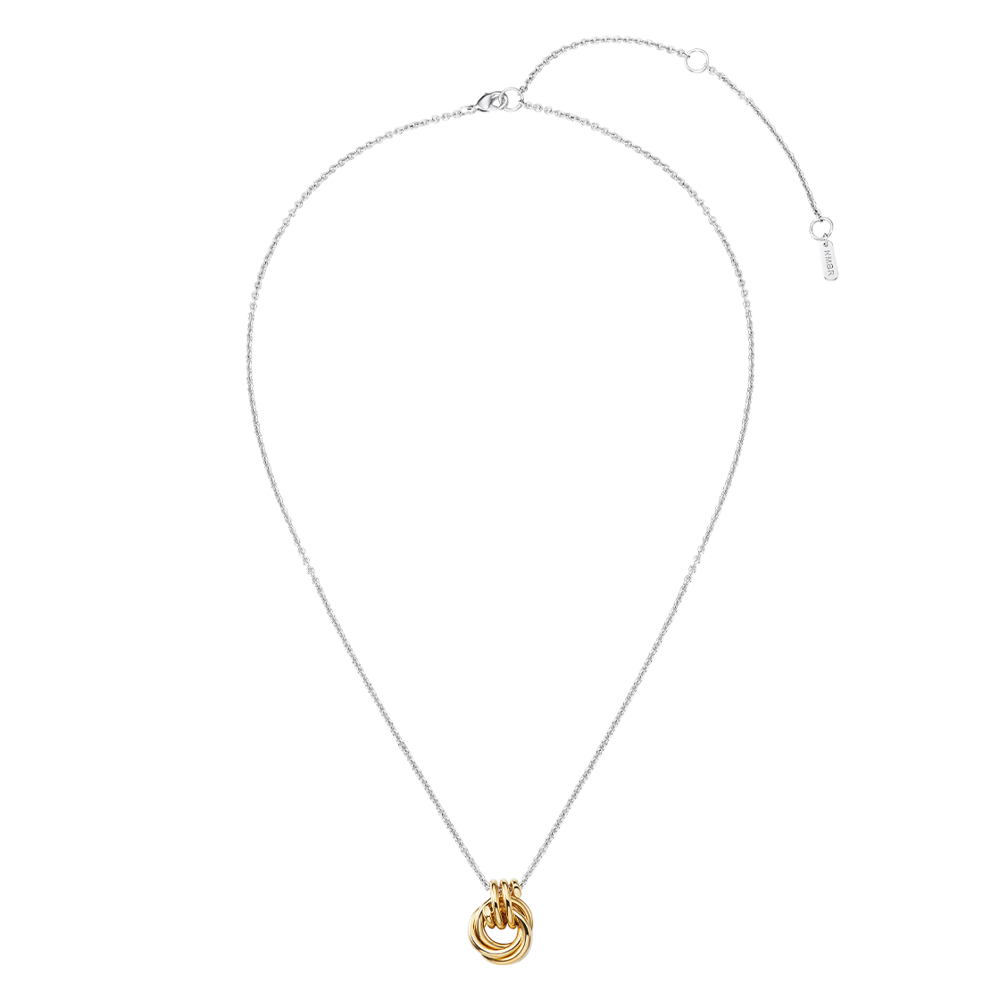 N26ON05 NUMBERING #6811 Multi Coil Pendant Long Necklace Combi