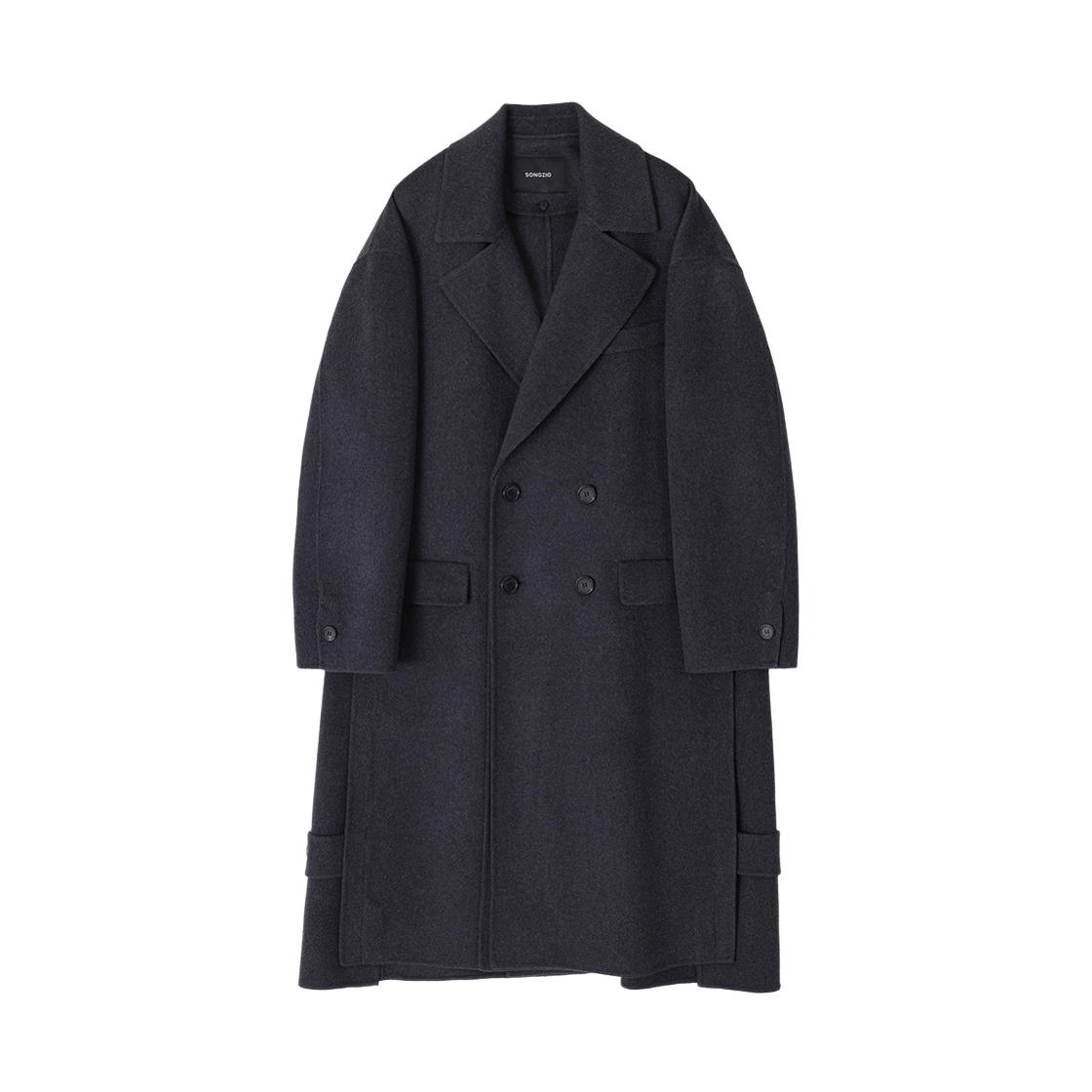SI6HC701DG SONGZIO COLLECTION Interlock Handmade Coat Dark Grey