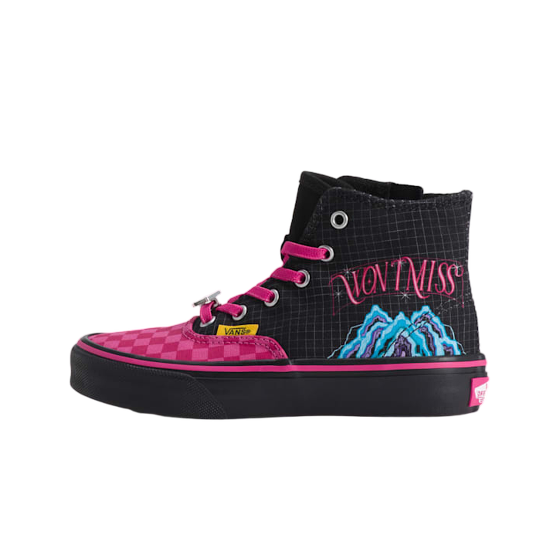 VN000XUHBLK (Kids) Vans x K-Pop Demon Hunters Authentic Hi 2.0 Zip Mira Black