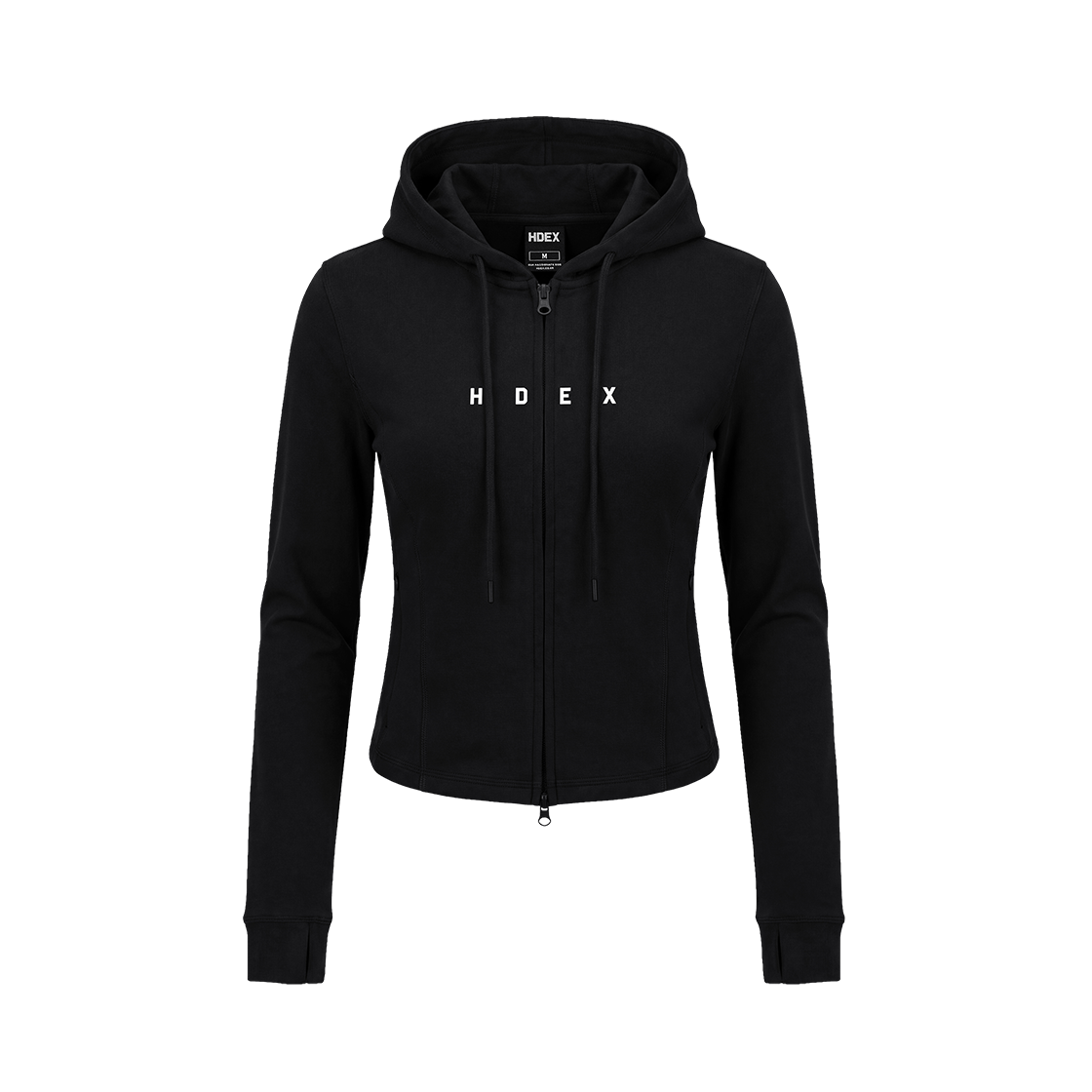 에이치덱스 소피 슬림 후디 집업 블랙(HDEX Sophie Slim Hoodie Zip-Up Black)
