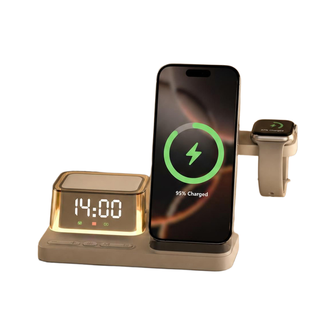 알로코리아 클락 5in1 멀티 고속 무선 충전기 UC520W(AlloKorea Clock 5-in-1 Multi Fast Wireless Charger UC520W) - 3