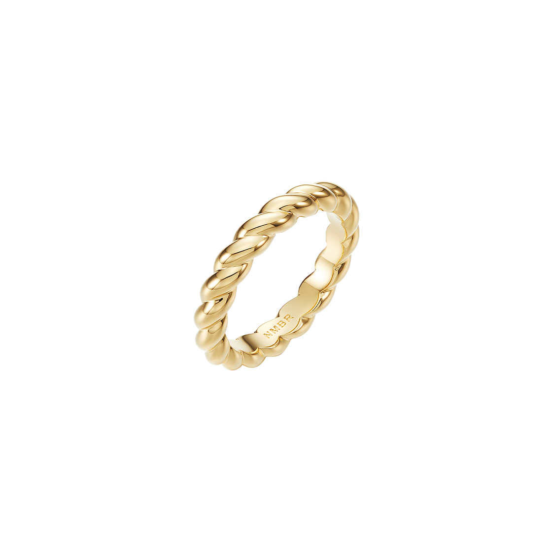 N26OR02 NUMBERING #6604 Rope Ring Gold