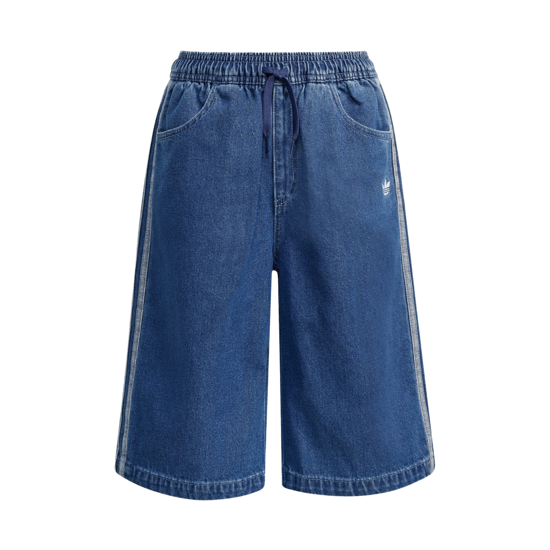 KE2969 (Kids) Adidas Denim Jorts Blue - KR Sizing