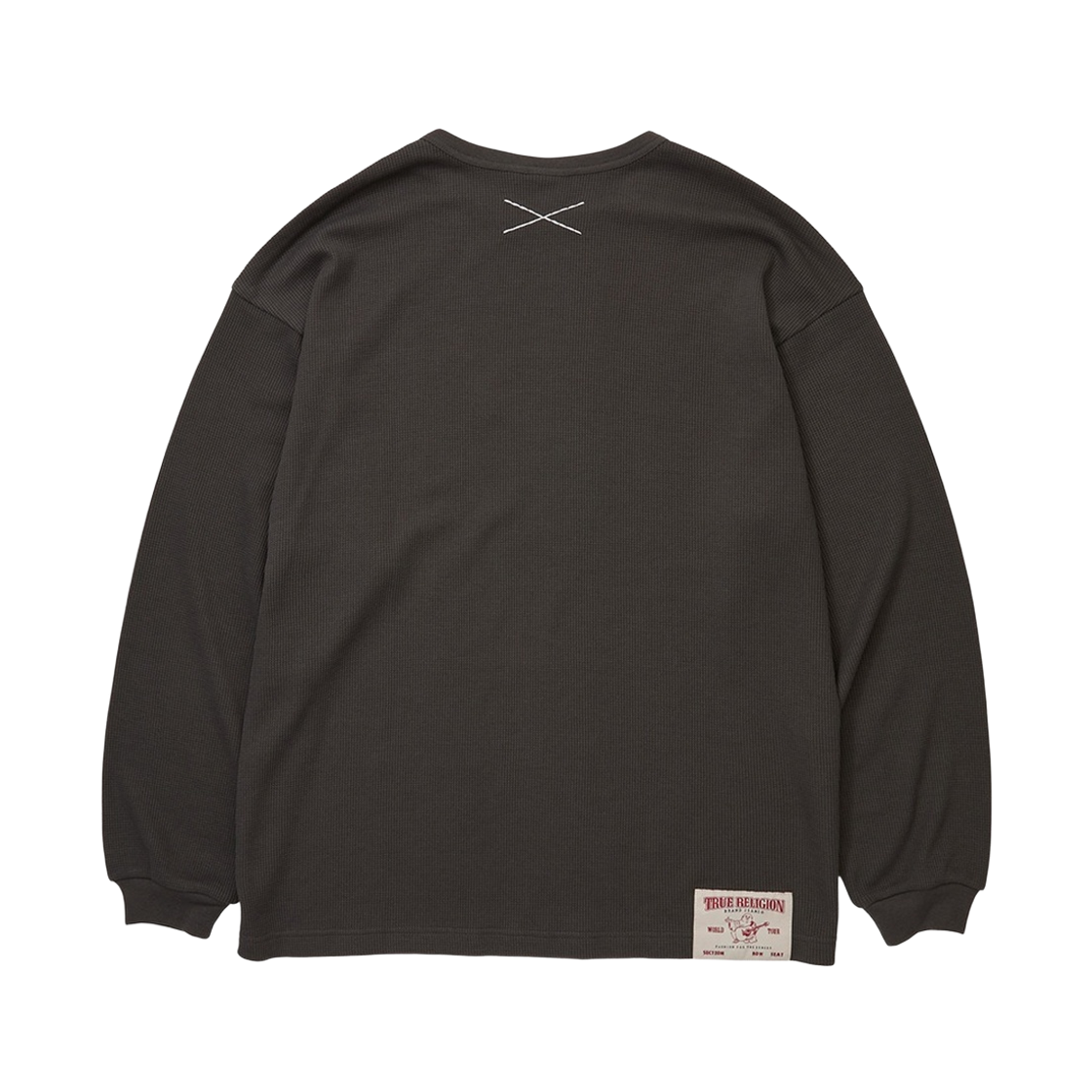 트루릴리젼 빅 홀스슈 와플 롱슬리브 - 카키(True Religion Big Horseshoe Waffle Long Sleeve - Khaki) - 2