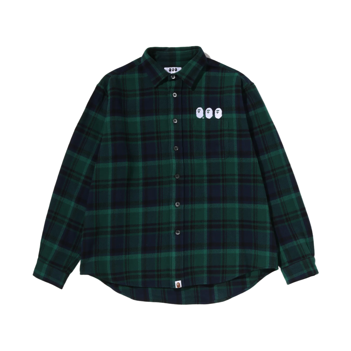 - BAPE x Comme Des Garcons Osaka Check Shirt Green