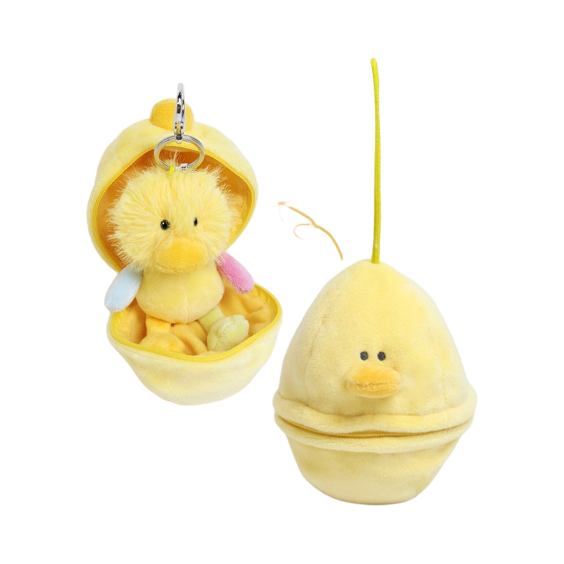 니키 옐로우 오리 폴라 인형 13cm 키링(NICI Yellow Duck Paula 13cm in display) - 2