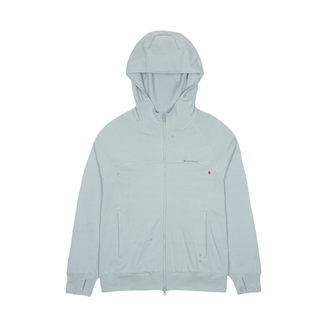 산산기어 I 낫싱 집업 후디 스카이 블루(Sansan Gear I Nothing Zip-Up Hoodie Sky Blue) - 1