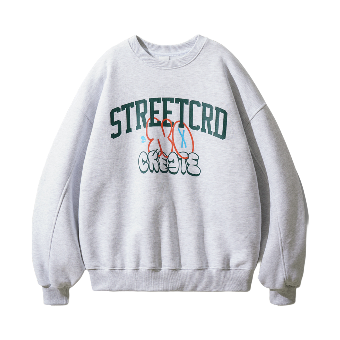 티떠블유엔 크리에이트 맨투맨 화이트오트밀 STMT3479(TWN Create Sweat Shirts Whitroatmeal STMT3479) - 1