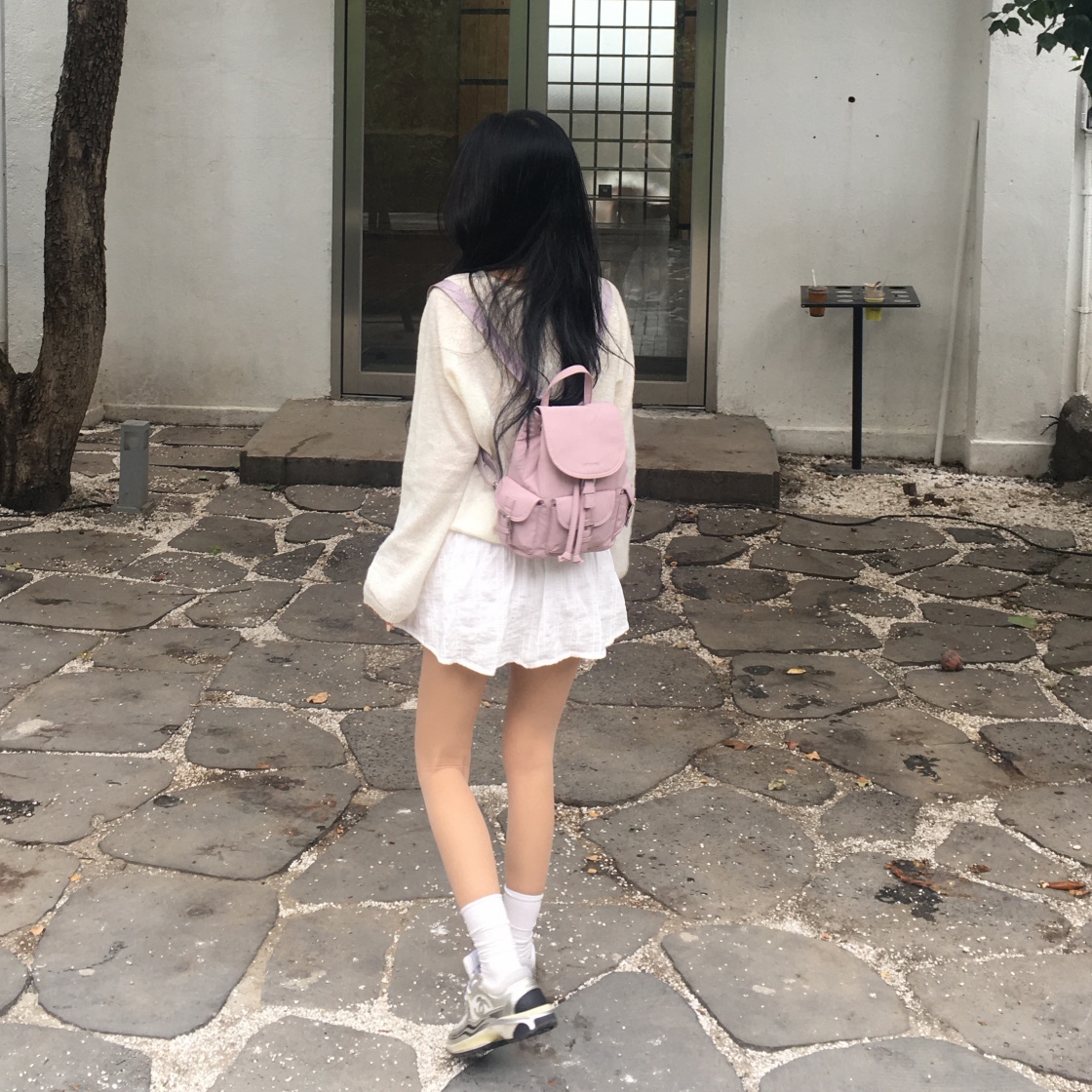 라츠유 노스텔지아 소프트 백팩 핑크(LOTS YOU Nostalgia Soft Backpack PINK) - 4