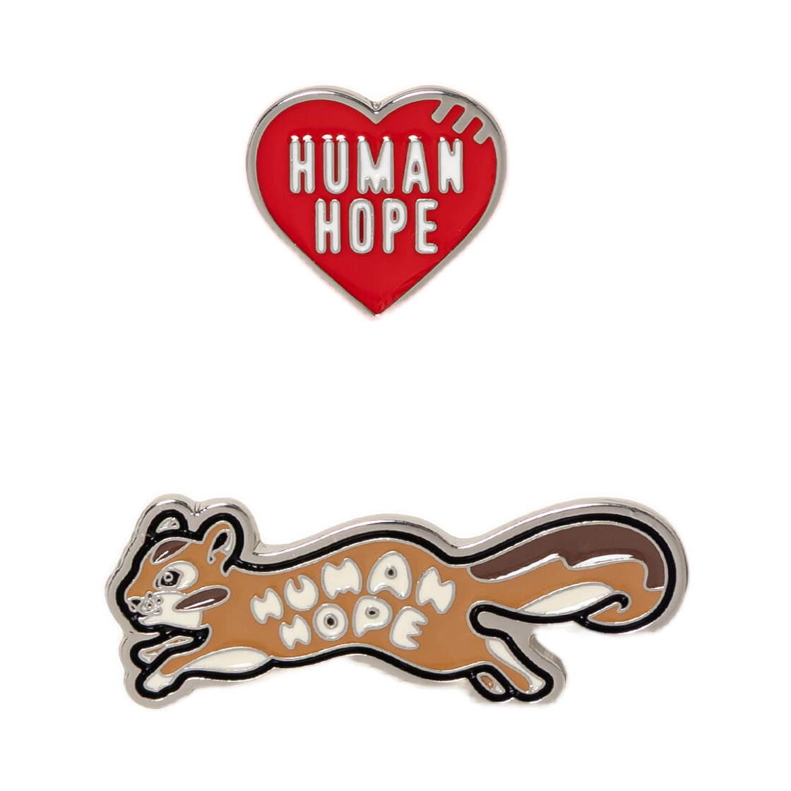 XX31GD003 Human Made Human Hope Pins Red