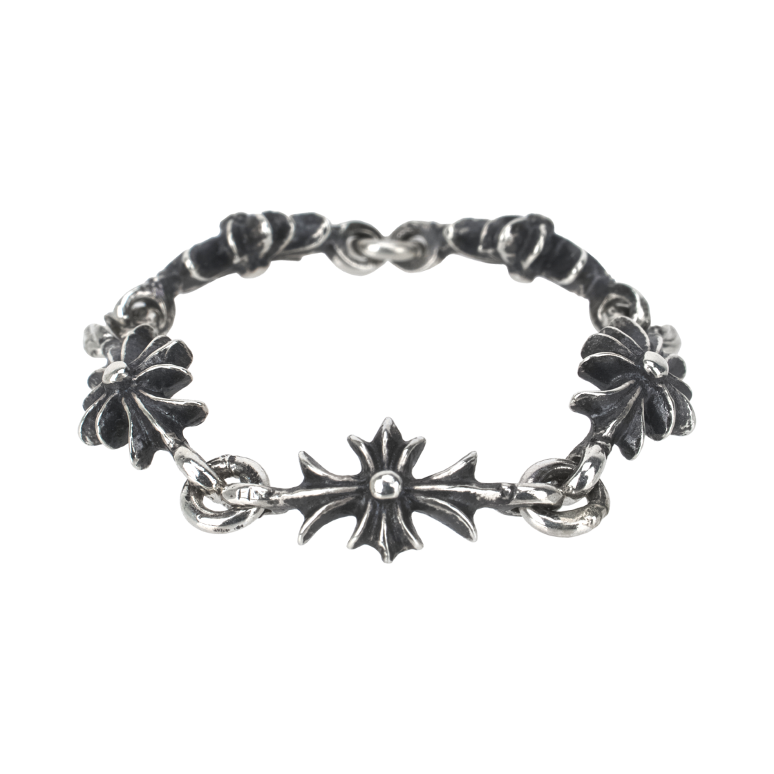 - Chrome Hearts Tiny E CH Plus Link Ring Silver