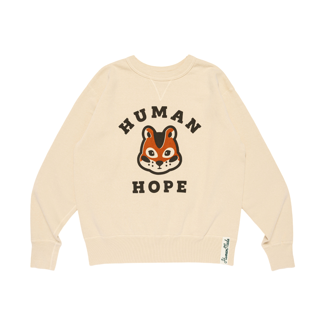XX31CS001 Human Made Human Hope Tsuriami Sweatshirt White
