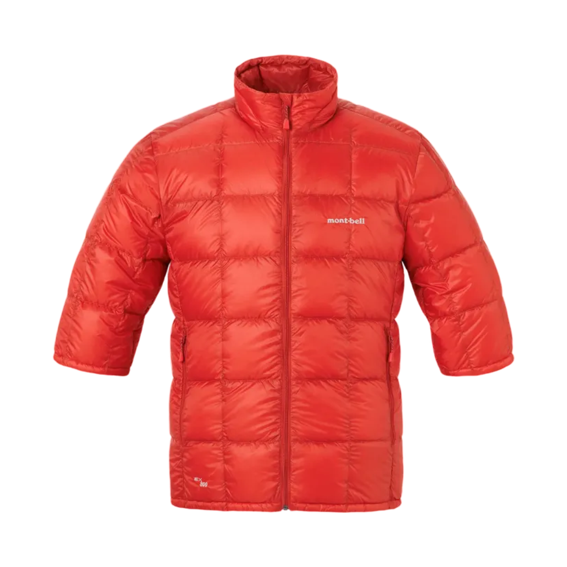 1101733 Montbell Superior Down 3/4 Sleeve Jacket Red