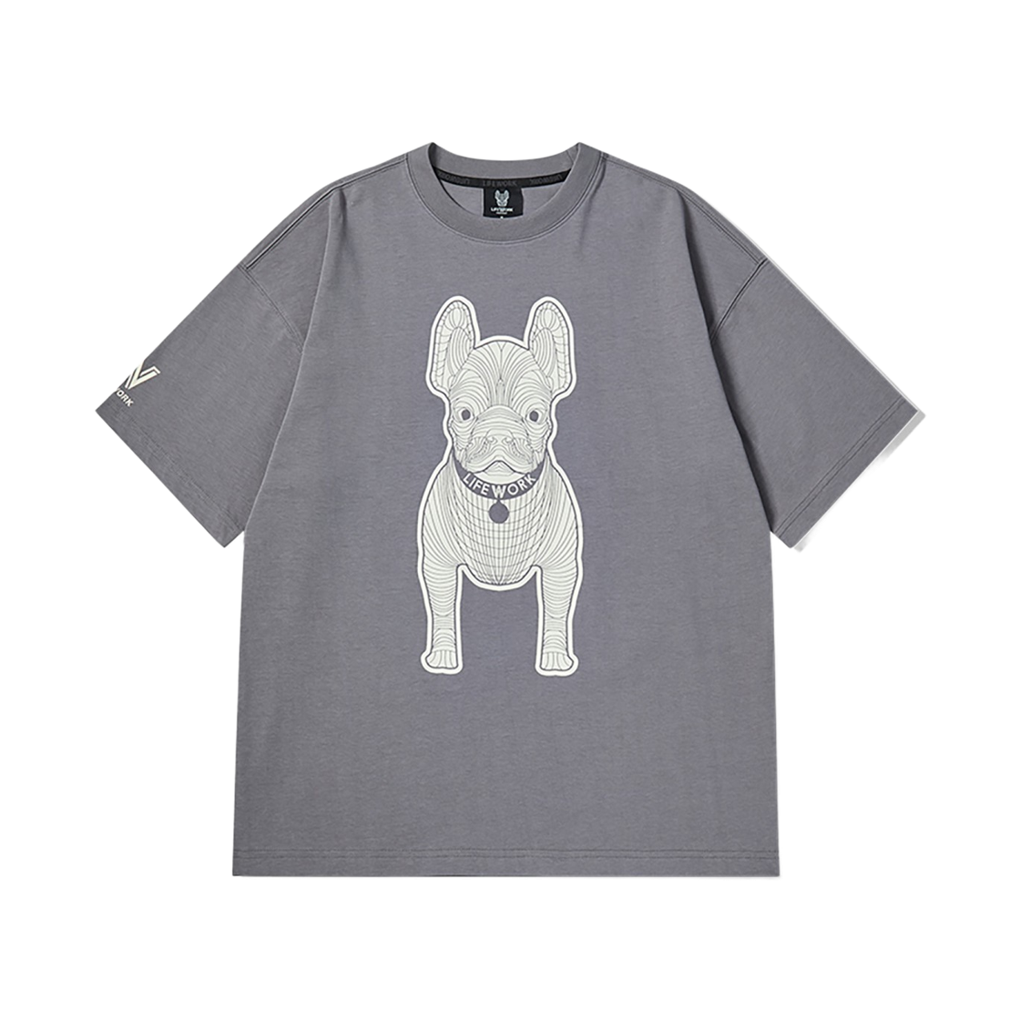 라이프워크 뉴 라독 프린팅 반팔 티셔츠_LW265TS982(Lifework New Radog Printed Short-Sleeve T-Shirt_LW265TS982) - 3