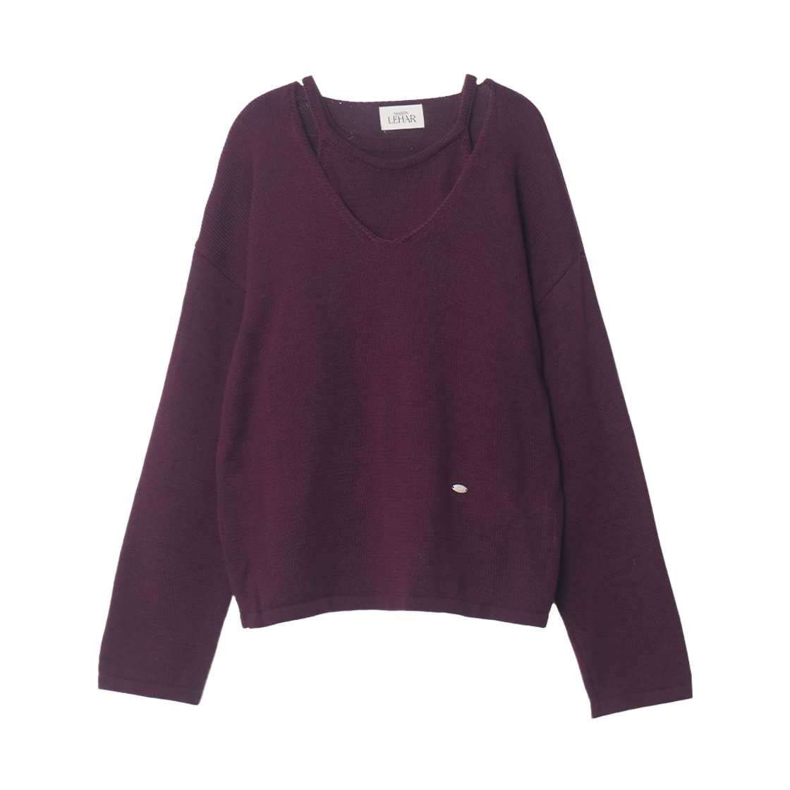 P0000TSW maisonlehar Sierra Knit Set (Vneckknit+Sleeveless) 4color