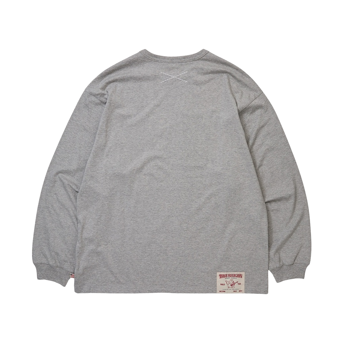 트루릴리젼 빅 홀스슈 롱슬리브 - 멜란지 그레이(True Religion Big Horseshoe Long Sleeve - Melange Grey) - 2