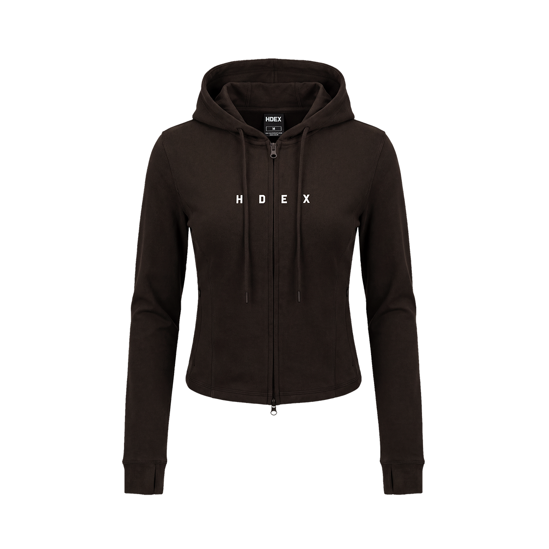 에이치덱스 소피 슬림 후디 집업 브라운(HDEX Sophie Slim Hoodie Zip-Up Brown)