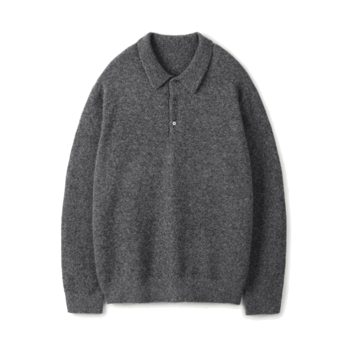TMWAX26801GYM 24/7 series Polo Collar Mohair Knit MELANGE GRAY