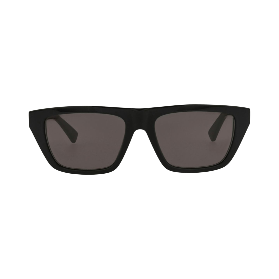 BV1291S-001 Bottega Veneta Square Frame Recycled Acetate Sunglasses Black Grey