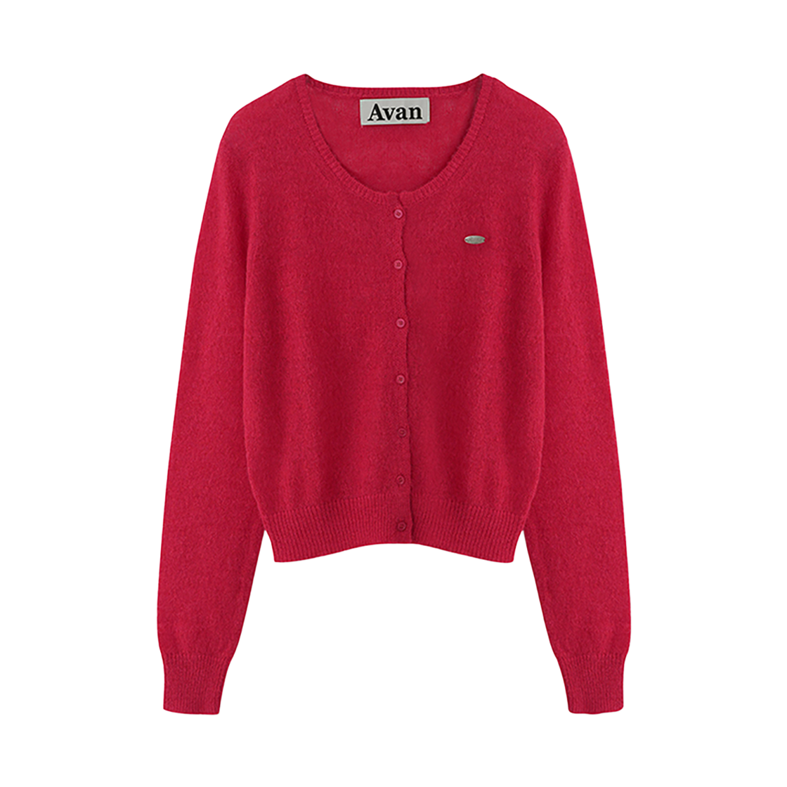 AD63KN01RD AVANDRESS Downy See-through Knit CD RED