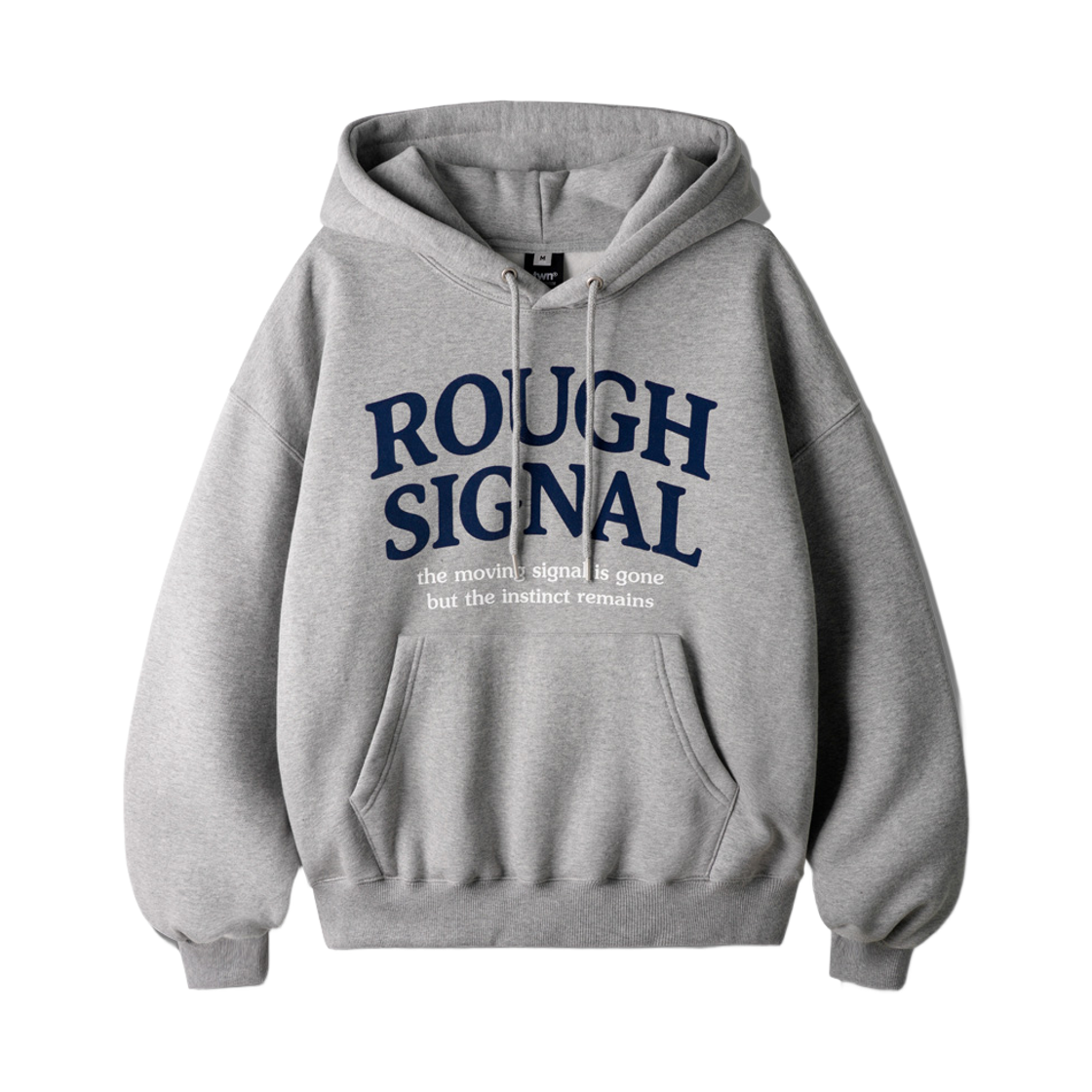 HHHD3621_gray_29 TWN Rough Signal Hoodie Gray HHHD3621