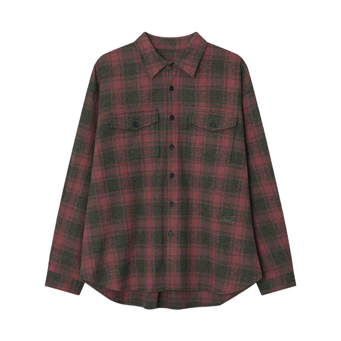 EEA3SH01DP EEUT Cabin Check Shirt Dark pink