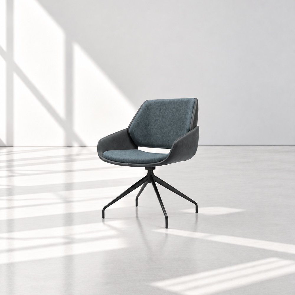 SF-075-1SXA-MM COMMUNE Rebel Swivel Arm chair