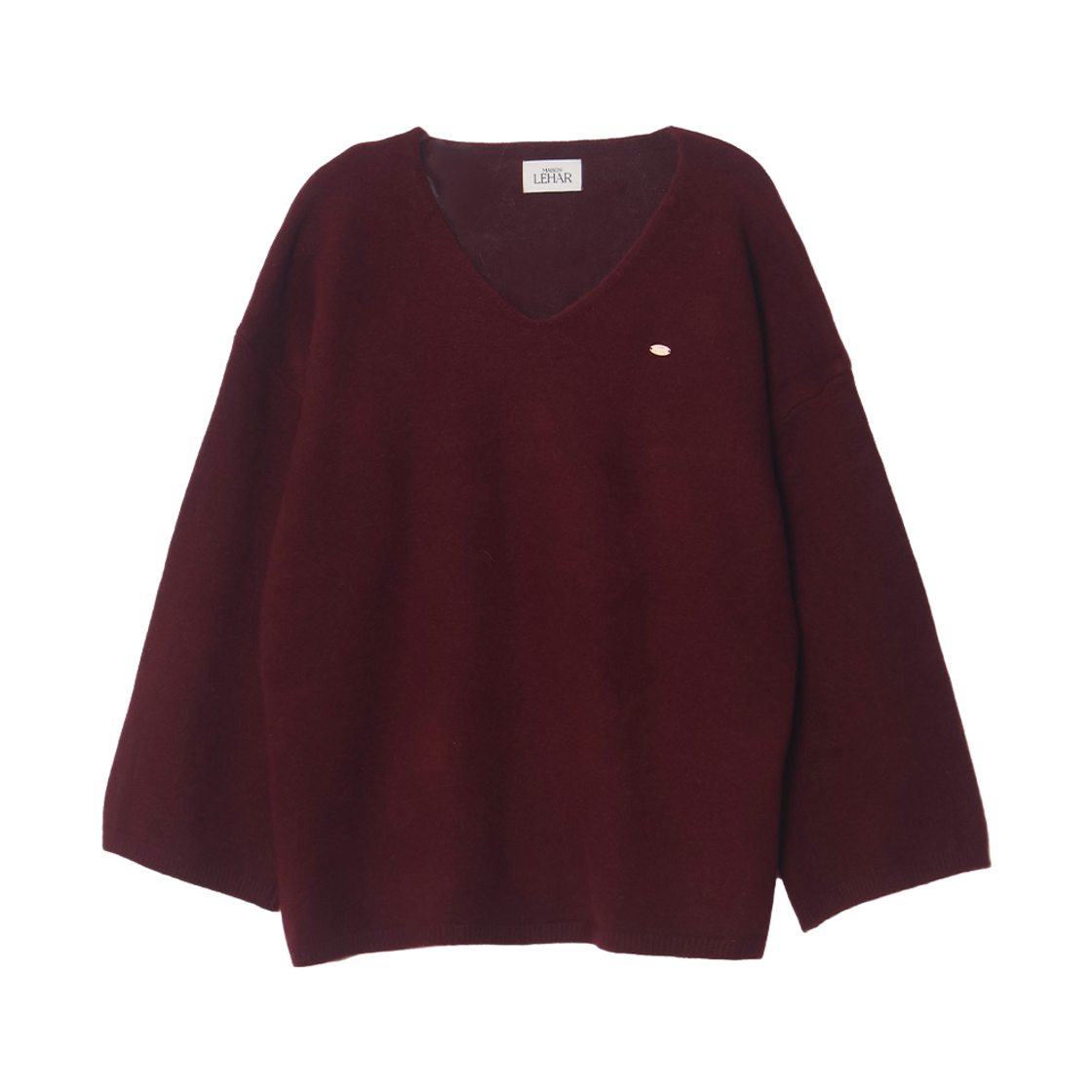 P0000TSZ maisonlehar Marang Loosefit Vneck Knit 4color