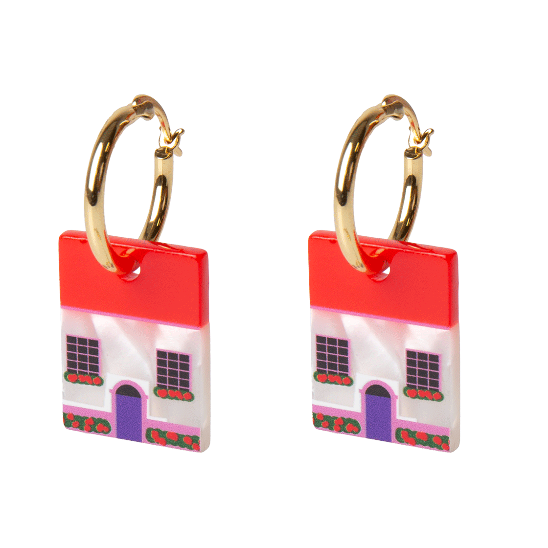 House Earring Eat My Socks House Earring