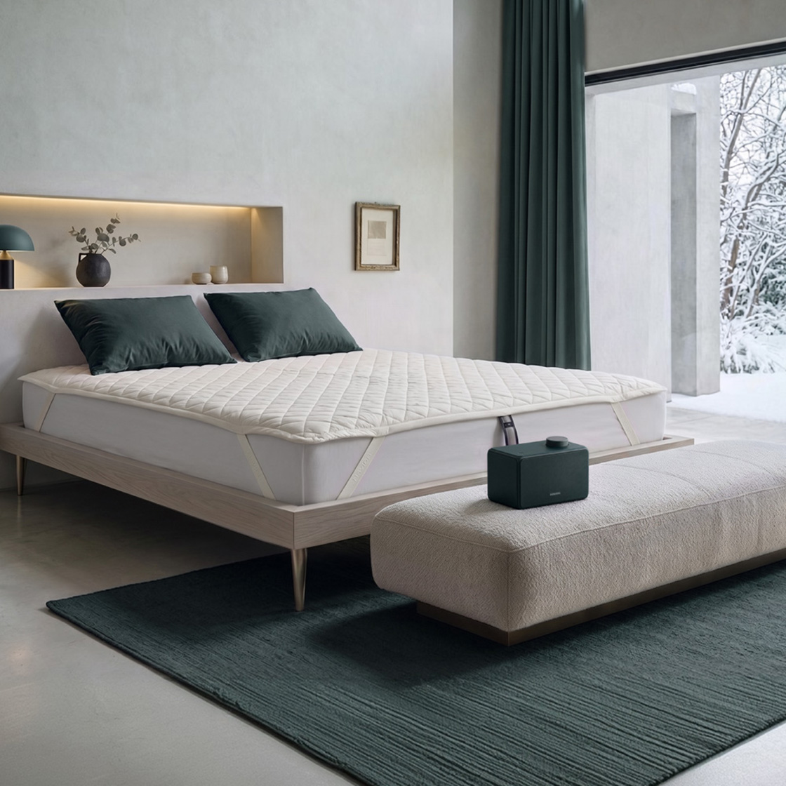 경동나비엔 숙면매트 슬림형 퀸 온수매트 다크그린 EMW722-SS(Kyungdong Navien Sleep Mat Slim Heated Mattress Pad Dark Green EMW722-QS) - 2