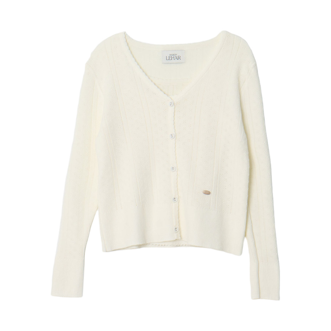 메종르하르 제누아즈 니트 SET (가디건+슬리브리스) 4color(maisonlehar Genoise Knit Set (Cardigan+Sleeveless) 4color) - 3