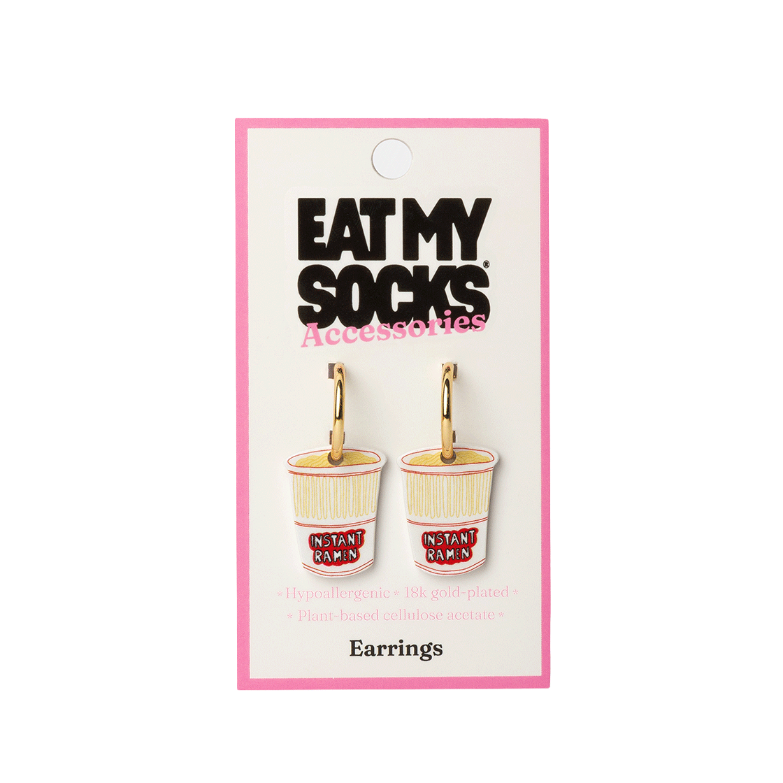 잇마이삭스 Instant Ramen 컵라면 귀걸이(Eat My Socks Instant Ramen Earring) - 2