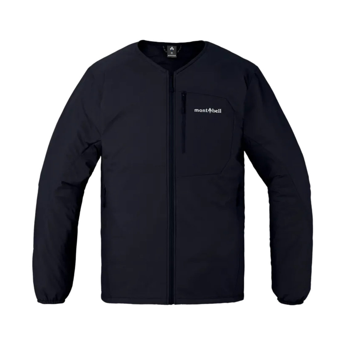 1101727 Montbell EX Light Thermawrap V-Neck Jacket Black