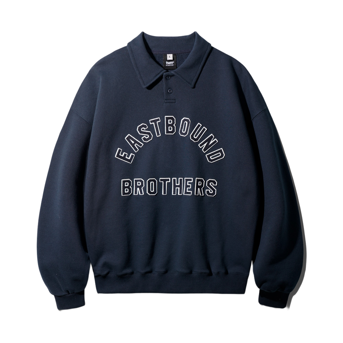 JYMT3610_navy_29 TWN Estbro Collar Sweatshirts Navy JYMT3610